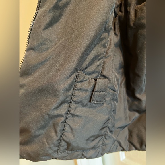 Italian Made AMATI Black Vest, Zip Front, Faux Fur Outside with POCKETS - Picture 7 of 13